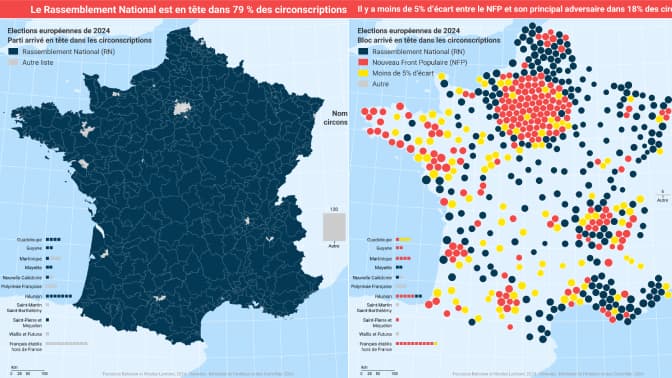 Carte administrative affichée lors d'une réunion publique