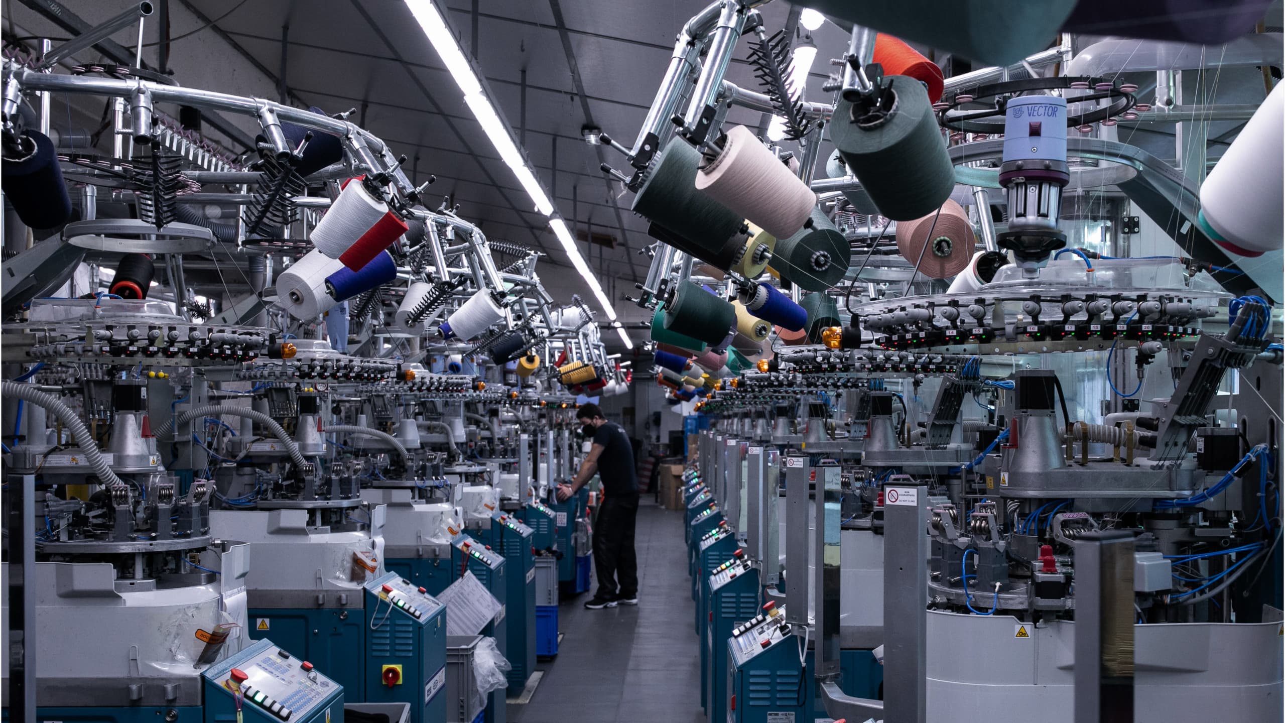 Ligne de production dans une usine
